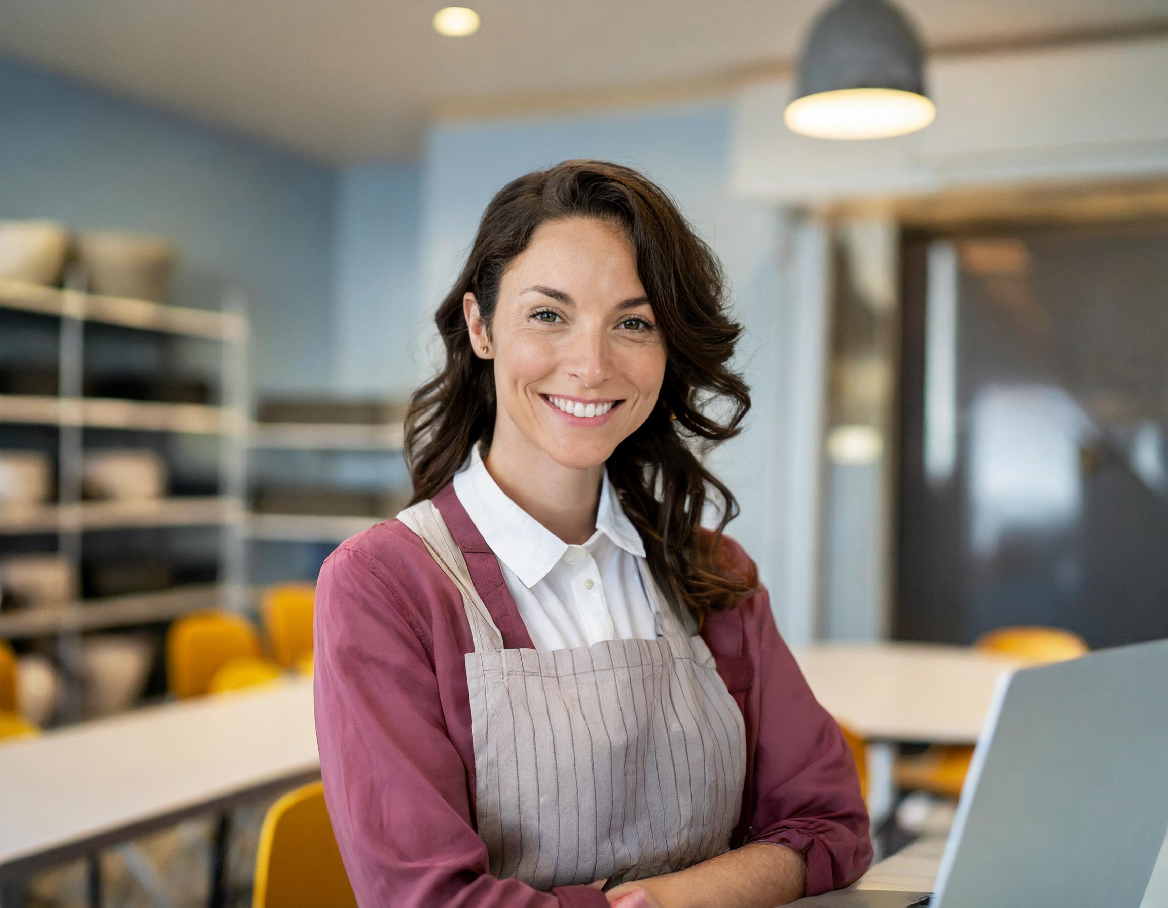 fröhliche Person, positive Stimmung